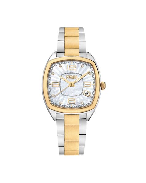 fendi momento diamond watch|fendi mother of pearl.